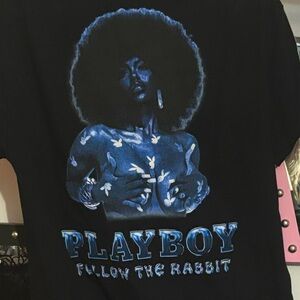 Playboy Follow The Rabbit Men’s Medium Graphic Tee